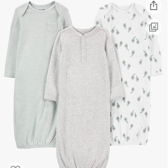 Carter's Other - SOLD Simple Joys by Carter’s Cotton Baby Sleeper Gowns